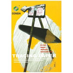 Overtrekpapier conda a3 90 gr transparant