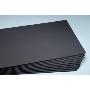 Foamboard A4 Zwart 210 x 297mm (doos 20 stuks)