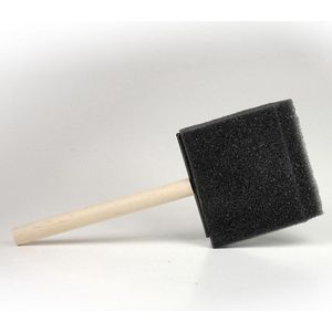 Foambrush conda 2.5 60 mm 12 stuks hout