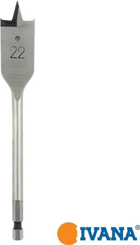 Ivana - Speedboor - 30 x 400 mm - Houtboor - CrV-staal