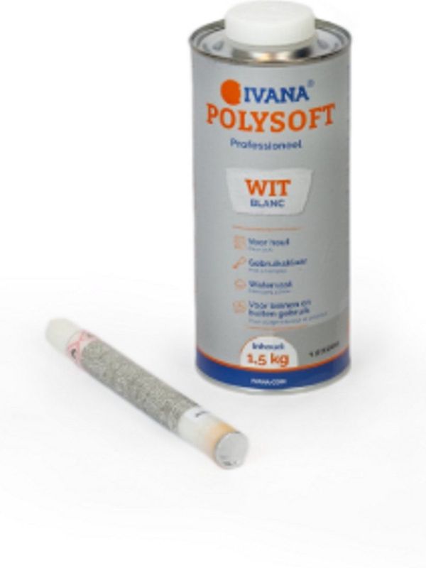 Polysoft Professioneel - Reparatiepasta - Snelhardend - Tweecomponenten - Voor Hout en Steen