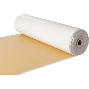 Ivana stucloper - bruin/wit - breed 135 cm - rol à 60 m² - 50328