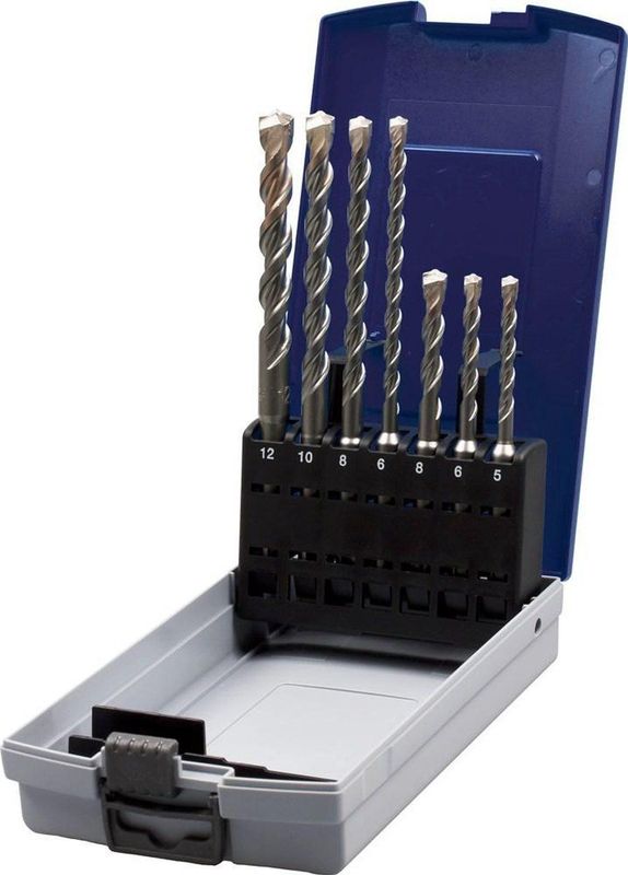 Ivana - Betonborenset - 7-Delig - SDS-Plus - 5/6/8/10/12 mm