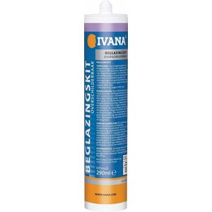 Ivana beglazingskit - overschilderbaar - 290 ml - wit