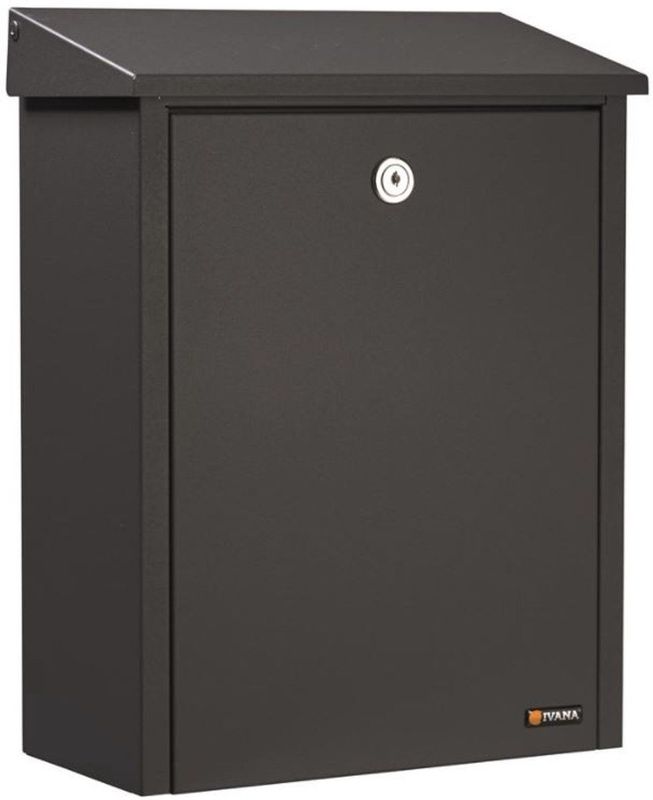 Ivana Postkast Brievenbus 390 Zwart (Ral 9005)
