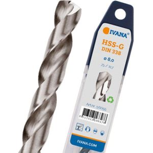 Ivana - 56064 - HSS-G Spiraalboor - 12,5 mm - DIN338 Splitpoint