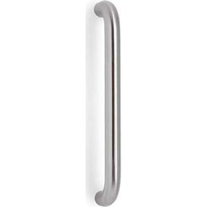 Artitec Deurgreep rvs - 32 mm / 350 mm doorgaand m/ sierdop