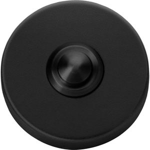Beldrukker - Rond - Ø52mm - Zwart - RVS - Mat Zwarte Coating