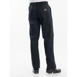 Chaud Devant - Santino Pantalon - Zwart - Regular Fit - Elastische Inzet - Strijkvriendelijk