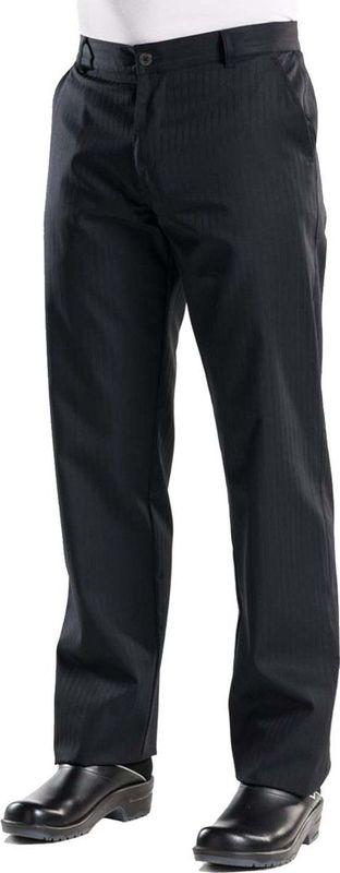 Chaud Devant - Santino Pantalon - Zwart - Regular Fit - Elastische Inzet - Strijkvriendelijk