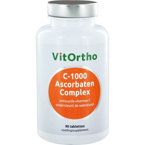 VitOrtho C-1000 Ascorbaten Complex Tabletten 90st