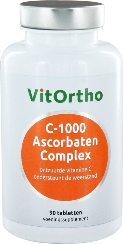VitOrtho C-1000 Ascorbaten Complex Tabletten 90st