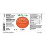 Vitortho B Actief complex formule met alfa-liponzuur 60 Vegetarische capsules