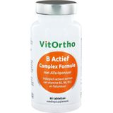 Vitortho B Actief complex formule met alfa-liponzuur 60 Vegetarische capsules