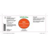 VitOrtho NAC N-Acetyl cysteine 500 mg 60 capsules