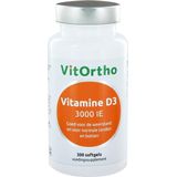 VitOrtho Vitamine D3 3000 IE Softgels 300st