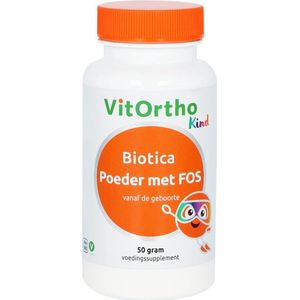 Vitortho Biotica poeder met Fos kind vh probiotica 50 gram