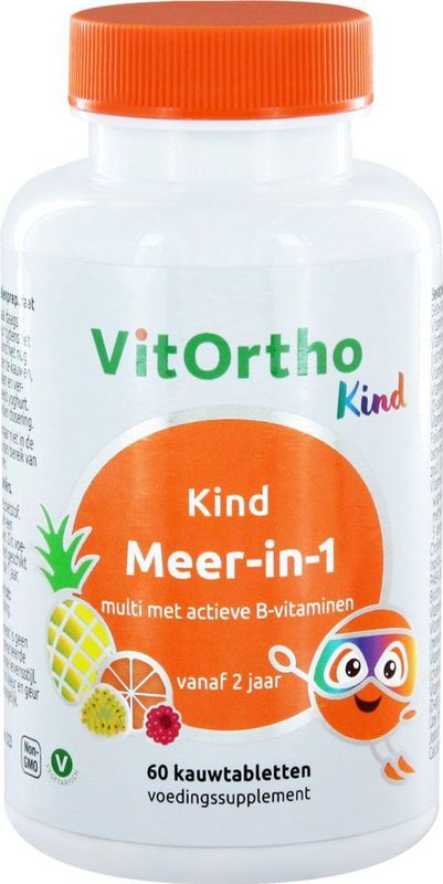 Vitortho Meer in 1 kind 60 kauwtabletten