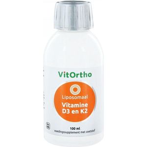 Vitortho Vitamine D3 en K2 liposomaal 100 Milliliter