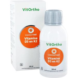 Vitortho Vitamine D3 en K2 liposomaal 100 Milliliter