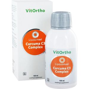VitOrtho - Curcuma C3 Complex - Kruidenpreparaat - Liposomaal - 100 ml