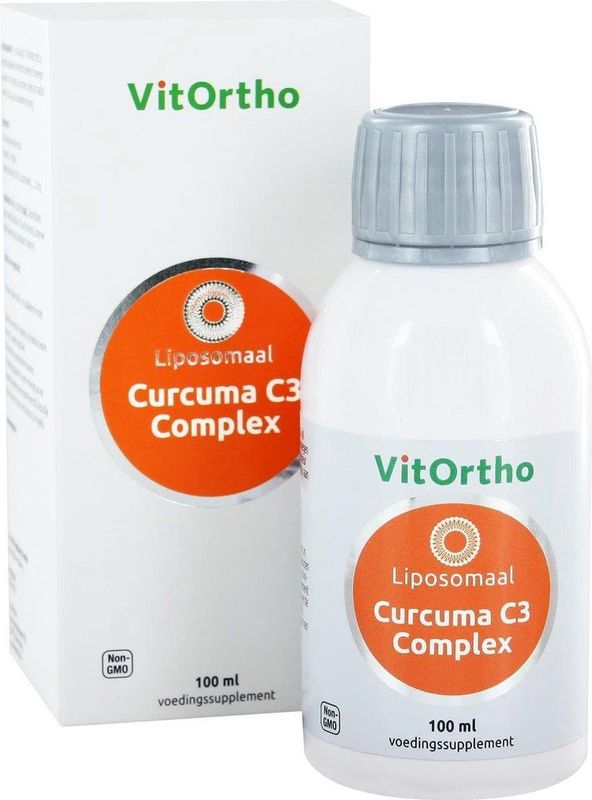 VitOrtho - Curcuma C3 Complex - Kruidenpreparaat - Liposomaal - 100 ml