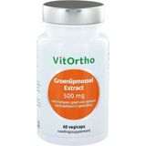 Vitortho Groenlipmossel extract 500 mg 60 Vegetarische capsules