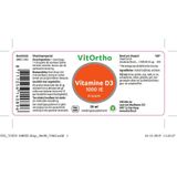 Vitortho Vitamine D3 1000IE druppels 20 Milliliter