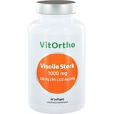 Vitortho Visolie Sterk 1000 mg 330 mg EPA 220 mg DHA 60 softgels