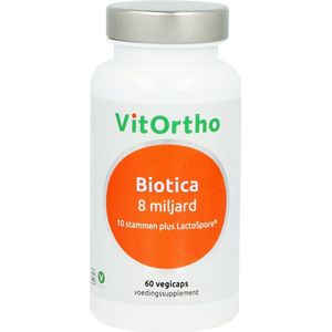 Vitortho Biotica 8 miljard vh probiotica 60 Vegetarische capsules