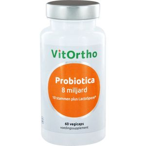 Vitortho Biotica 8 miljard vh probiotica 60 Vegetarische capsules