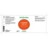 VitOrtho L-lysine 1000 mg 60 tabletten