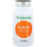 Vitortho Krillolie 500 mg 60 softgels