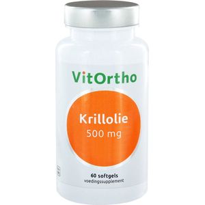 Vitortho Krillolie 500 mg 60 softgels