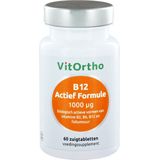 VitOrtho - B12 Actief Formule 1000 µg (60 zuigtabs)