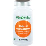 Vitortho Zink + c zuigtabletten 60 zuigtabletten