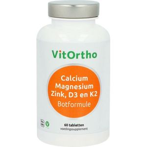 Vitortho Calcium magnesium zink d3 en k2 60tb
