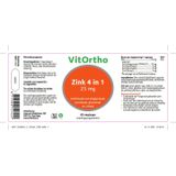 Vitortho Zink 4-in-1 60 Vegetarische capsules