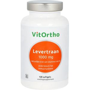 VitOrtho Levertraan 1000 mg 120 softgels