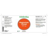 Vitortho Magnesium Citraat Tabletten 200mg 250st