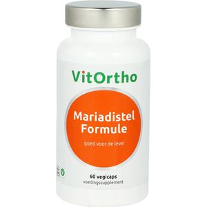 Vitortho mariadistel formule 60 Vegetarische capsules
