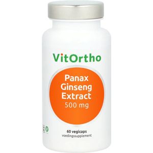 Vitortho Panax Ginseng Extract 500 mg 60 vegacaps