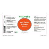 Vitortho Pau d’Arco Extract 500 mg 60 vegacaps