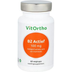 Vitortho Vitamine B2 Actief 100mg Vegicaps