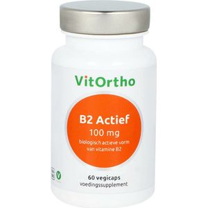 Vitortho Vitamine B2 Actief 100mg Vegicaps