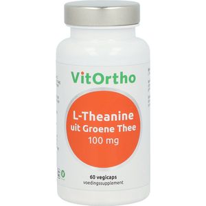 Vitortho L-Theanine uit groene thee 100 mg 60 Vegetarische capsules