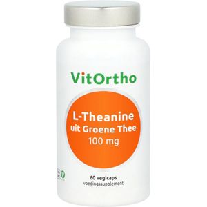 Vitortho L-Theanine uit groene thee 100 mg 60 Vegetarische capsules