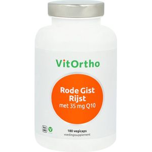 Vitortho Rode gist rijst met 35mg q10 180 vegicaps