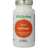 VitOrtho - Saffraan Relax Capsules - 60 Stuks - Voedingssupplement