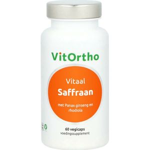 Vitortho Saffraan vitaal 60 Vegan Capsules